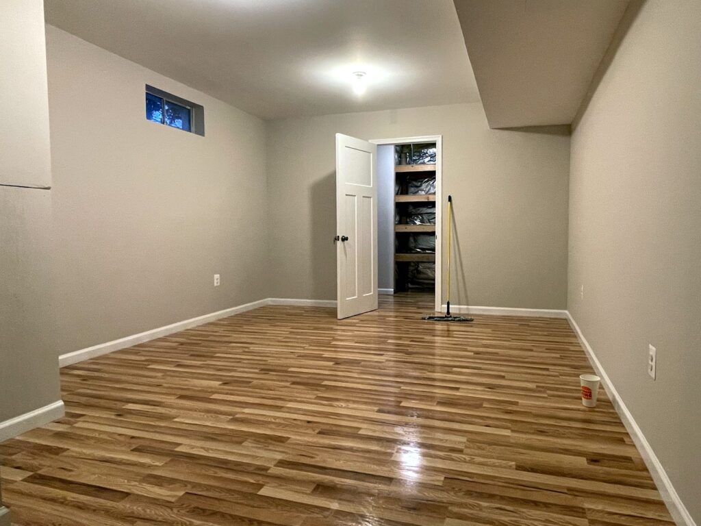 Basement Finish, after