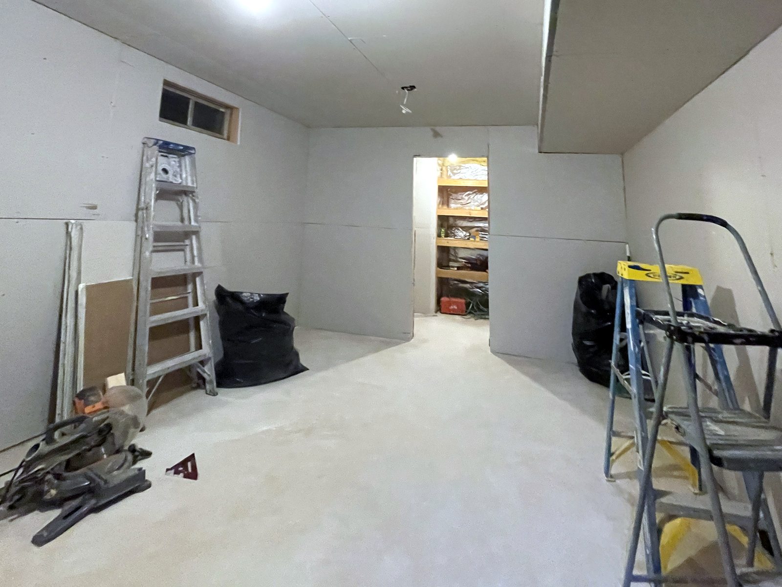 Basement Finish, before